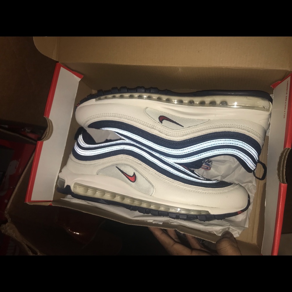 Men’s blue nebula air max 97’s